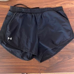 Under Armour workout shorts black